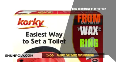 Easy Steps to Remove Plastic Tray from Wax Ring Safely