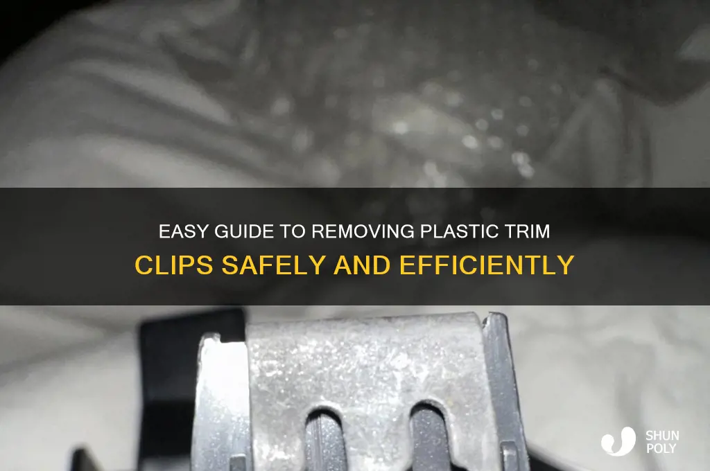 how to remove plastic trim clips