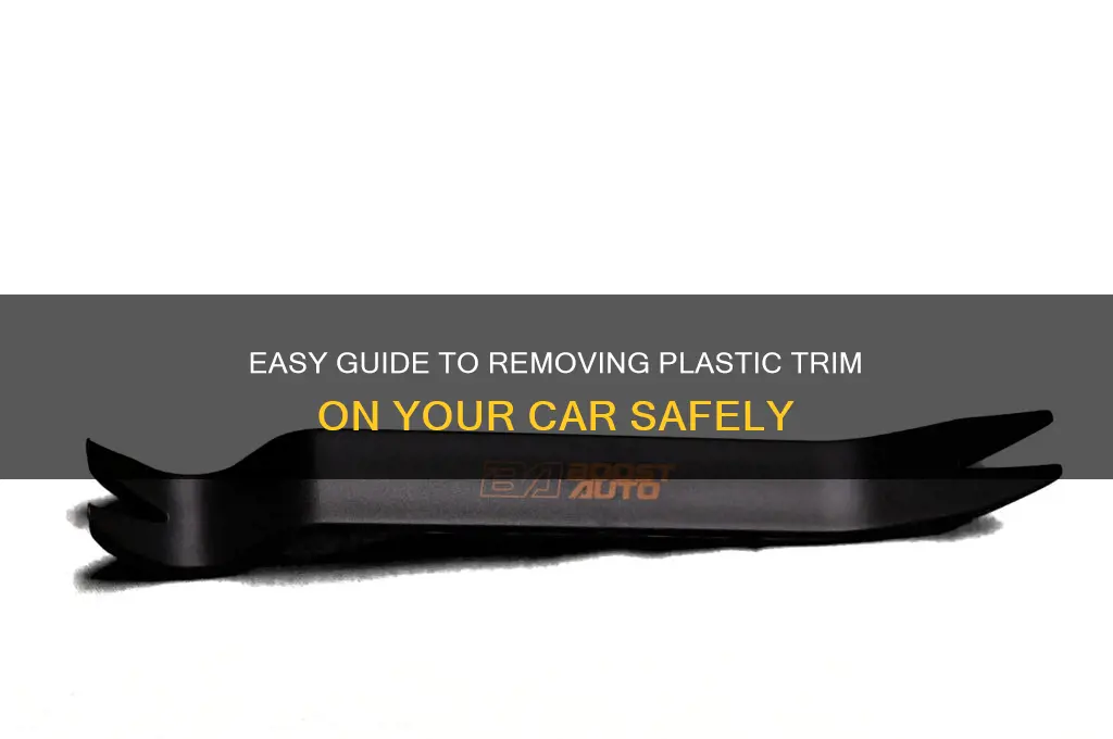 how to remove plastic trim on cars