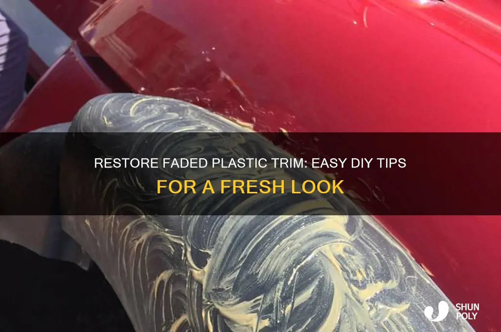how to remove plastic trim restore faded