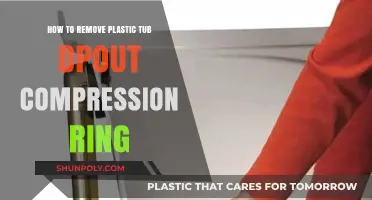 Easy Steps to Remove a Plastic Tub Drain Compression Ring