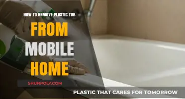 Easy Steps to Remove a Plastic Tub in Your Mobile Home