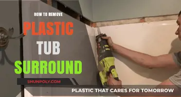 Easy Steps to Remove a Plastic Tub Surround: DIY Guide