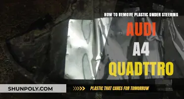 Easy Guide to Removing Plastic Under Steering in Audi A4 Quattro
