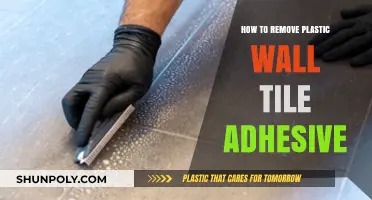 Effective Methods to Remove Plastic Wall Tile Adhesive Easily