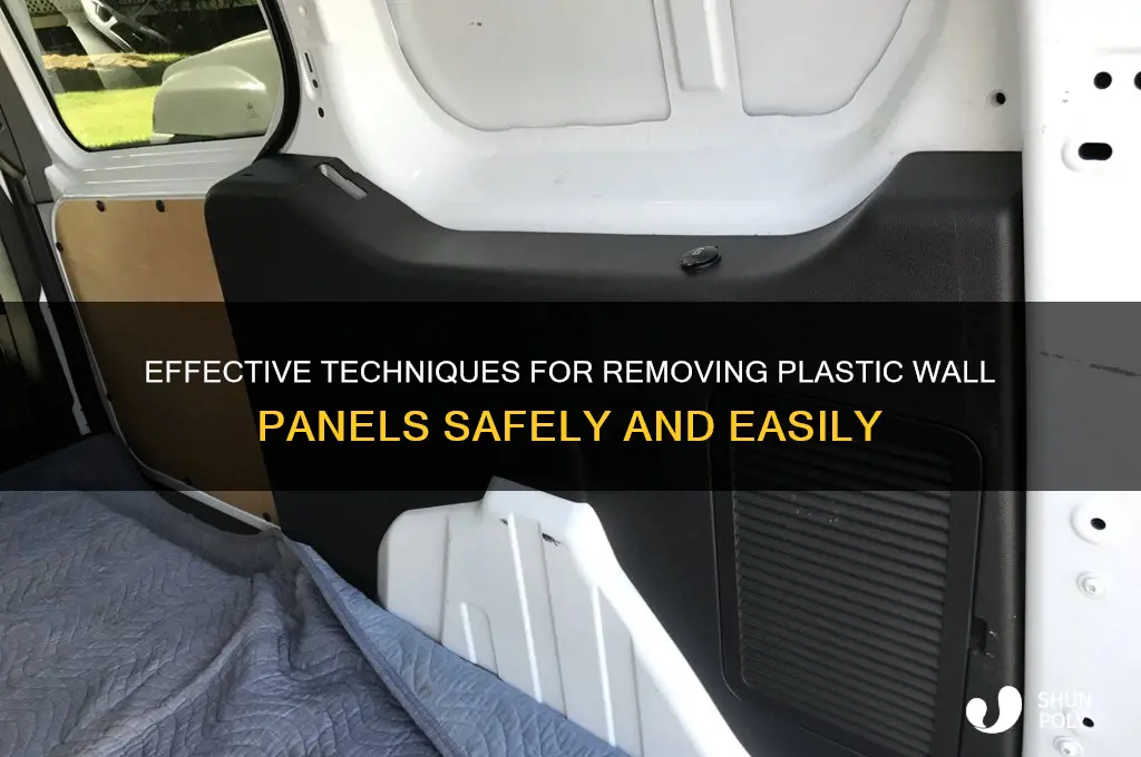 how to remove plastic wall