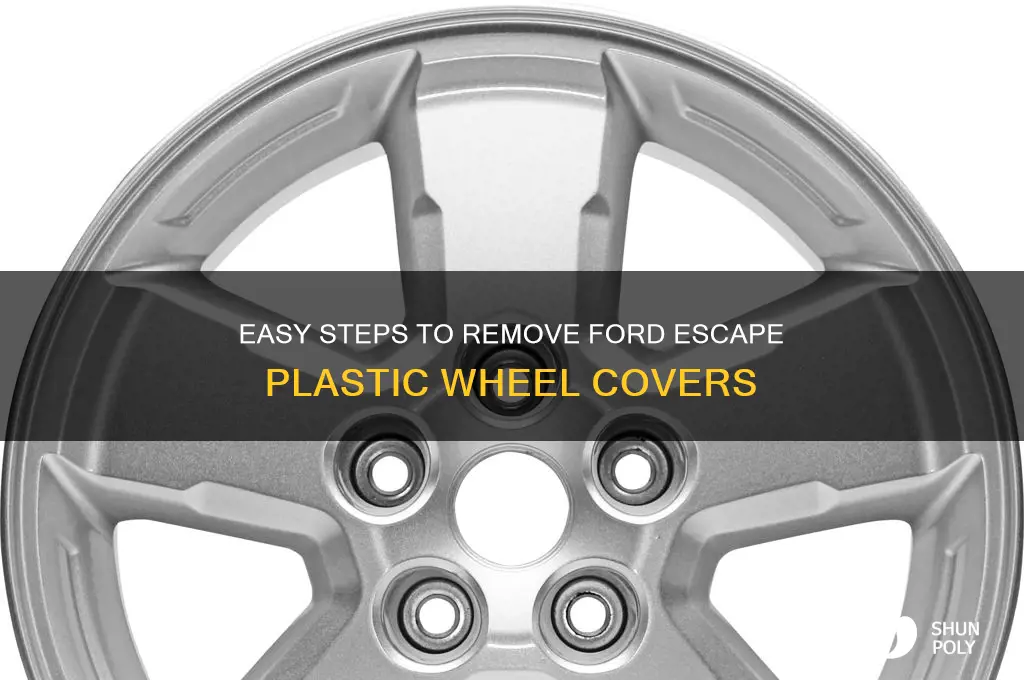 how to remove plastic wheel covers ford escape