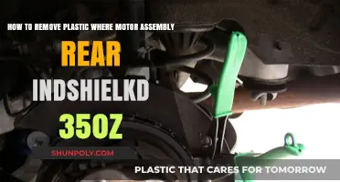 Removing Rear Motor Assembly Plastic Shield on a Nissan 350Z
