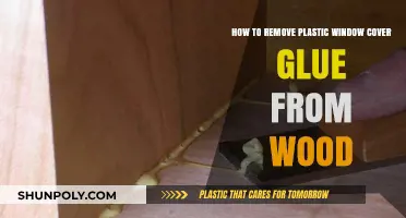 Effective Ways to Remove Plastic Window Cover Glue from Wood Surfaces
