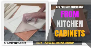 Easy Steps to Remove Plastic Wrap from Kitchen Cabinets