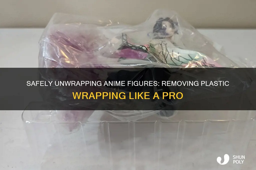 how to remove plastic wrapping from anime figures