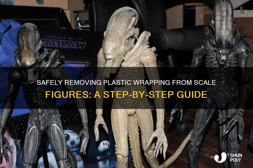 how to remove plastic wrapping from scale figures