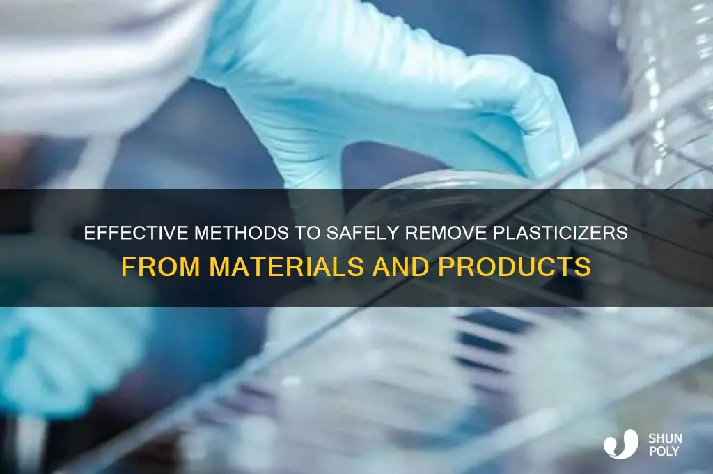 how to remove plasticizer