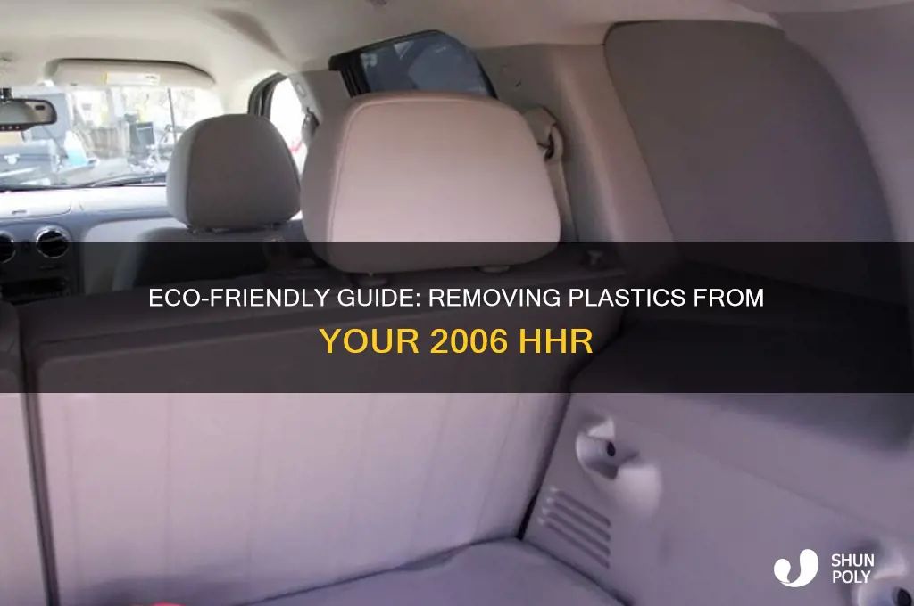 how to remove plastics from 2006 hhr