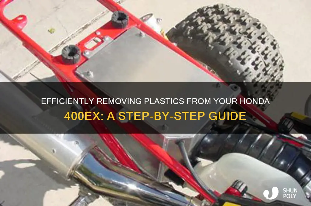 how to remove plastics from a honda 400ex