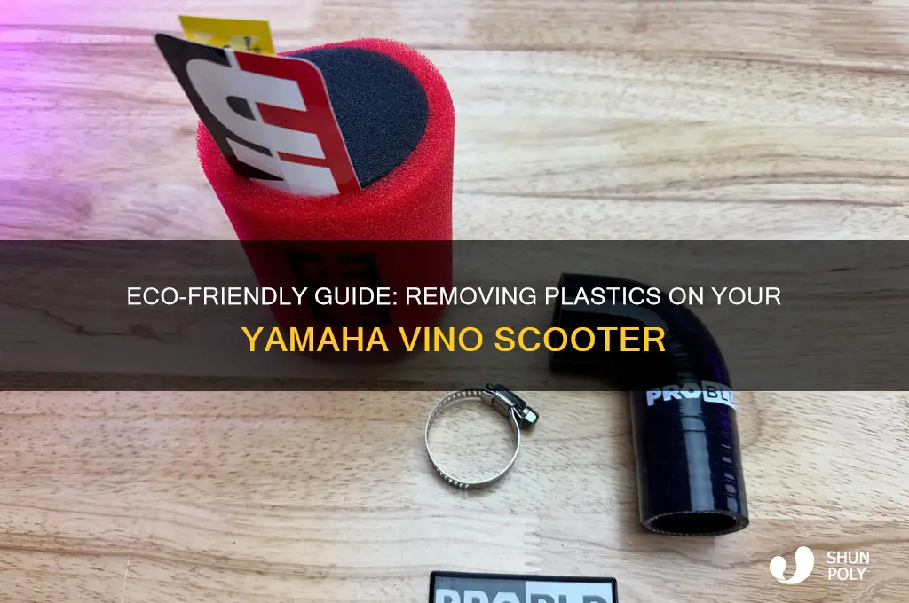 how to remove plastics on a yamaha vino