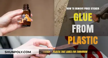 Effective Ways to Remove Price Sticker Glue from Plastic Surfaces