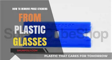 Effortless Ways to Remove Price Stickers from Plastic Glasses
