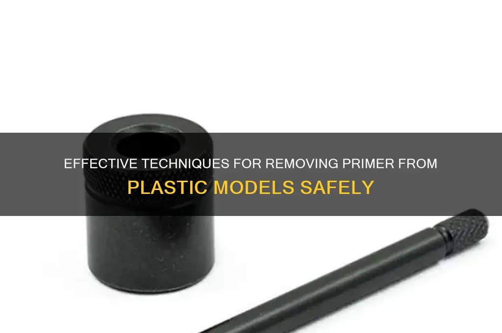 how to remove primer from plastic models