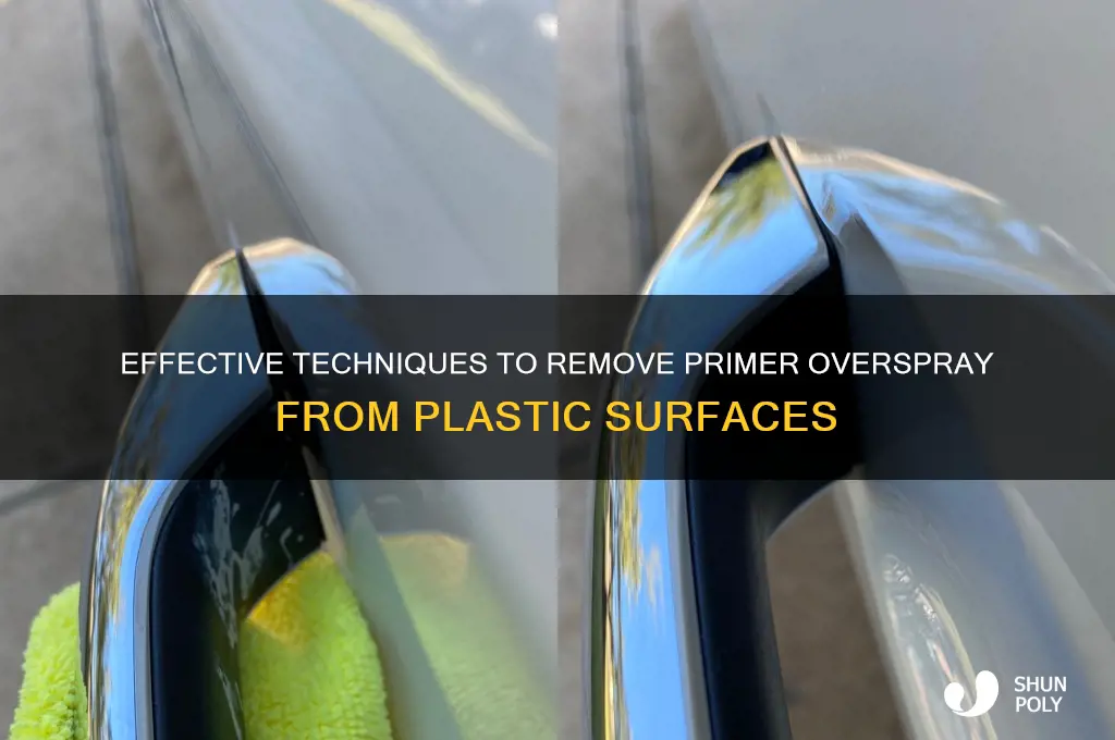how to remove primer overspray from plastic