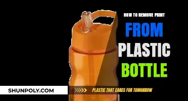 Easy DIY Guide: Removing Prints from Plastic Bottles for Upcycling