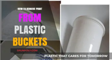 Effective Methods to Remove Print from Plastic Buckets Easily