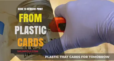 Effective Methods to Remove Print from Plastic Cards Easily