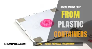 Erase Labels: Reuse Plastic Containers