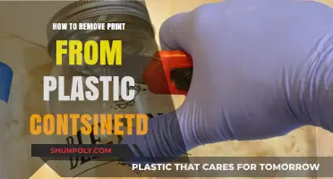 Effective Methods to Remove Print from Plastic Containers Easily