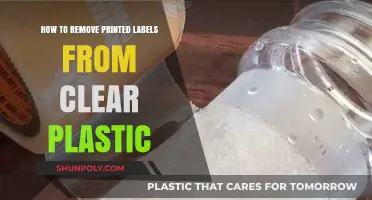 Effortless Ways to Remove Printed Labels from Clear Plastic Surfaces