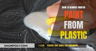 Removing Printed Paint from Plastic: Effective Methods