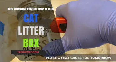Easy Steps to Remove Printing from Your Plastic Cat Litter Box