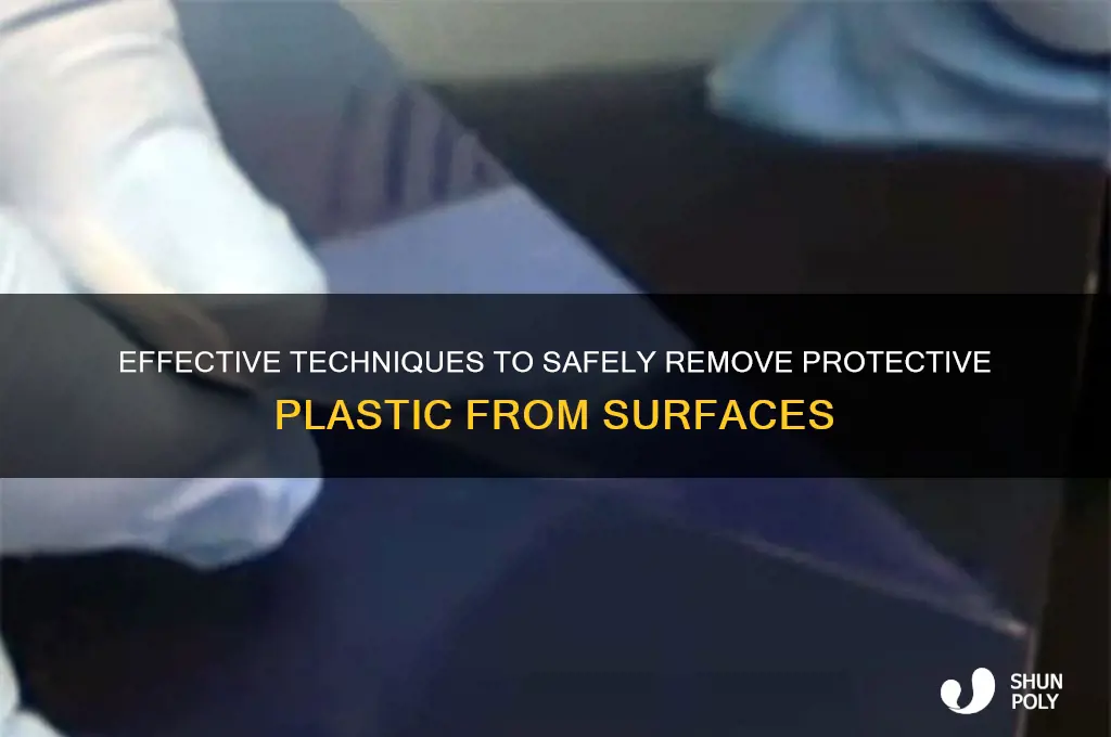 how to remove protective plastic