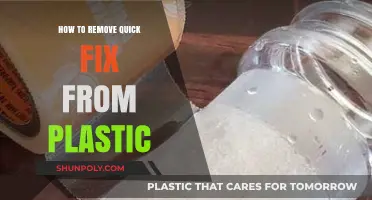 Effective Methods to Remove Quick Fix Adhesive from Plastic Surfaces