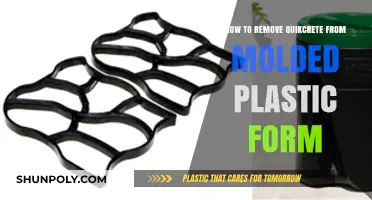 Effective Methods to Remove Quikrete from Molded Plastic Forms