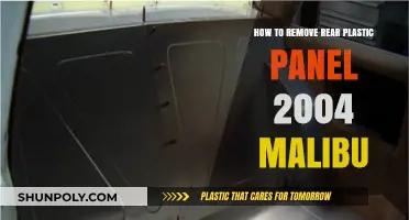 Removing Rear Plastic Panel on a 2004 Malibu: Step-by-Step Guide