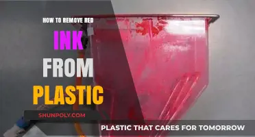 Effective Methods to Remove Red Ink Stains from Plastic Surfaces
