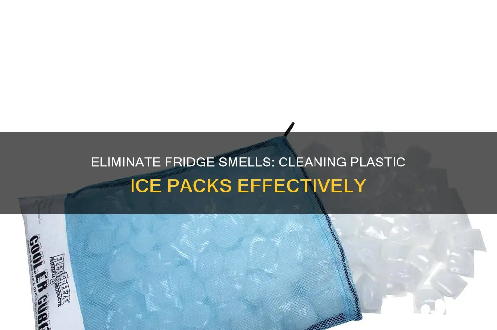 how to remove refrigerator odor plastic ice pack