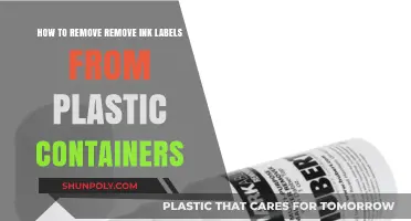 Effective Ways to Remove Ink Labels from Plastic Containers Easily