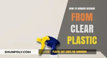 Effective Methods to Remove Residue from Clear Plastic Surfaces