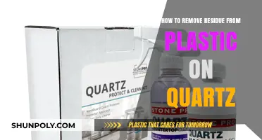 Effective Methods to Remove Plastic Residue from Quartz Surfaces