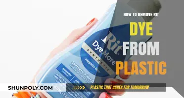 Effective Methods to Remove Rit Dye Stains from Plastic Surfaces