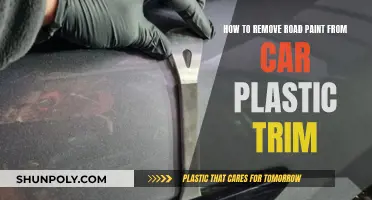 Removing Road Paint from Car Plastic Trim: A Step-by-Step Guide