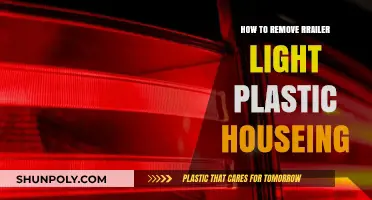 Easy Steps to Remove Trailer Light Plastic Housing Safely