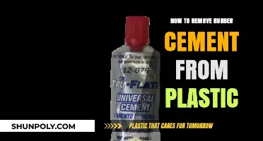 Effective Methods to Remove Rubber Cement from Plastic Surfaces