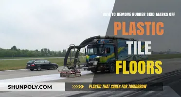 Effective Ways to Remove Rubber Skid Marks from Plastic Tile Floors