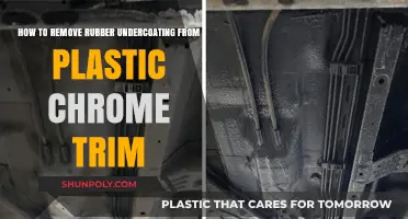 Removing Rubber Undercoating from Plastic Chrome Trim: A Step-by-Step Guide