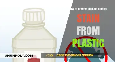 Effective Methods to Remove Rubbing Alcohol Stains from Plastic Surfaces