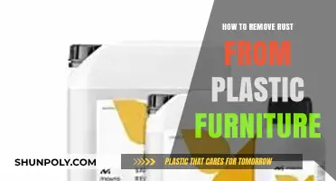 Effective Rust Removal Techniques for Restoring Plastic Furniture