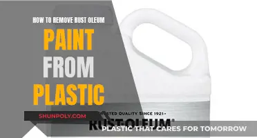 Removing Rust-Oleum Paint from Plastic: Easy Guide